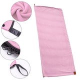 Maxbell Soft Fleece Sleeping Bag Liner Business Backpacking Thermal Camping Blanket Pink