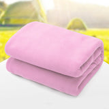 Maxbell Soft Fleece Sleeping Bag Liner Business Backpacking Thermal Camping Blanket Pink