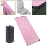 Maxbell Soft Fleece Sleeping Bag Liner Business Backpacking Thermal Camping Blanket Pink