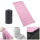 Maxbell Soft Fleece Sleeping Bag Liner Business Backpacking Thermal Camping Blanket Pink
