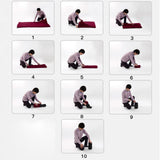 Maxbell Soft Fleece Sleeping Bag Liner Business Backpacking Thermal Camping Blanket Deep Red