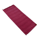 Maxbell Soft Fleece Sleeping Bag Liner Business Backpacking Thermal Camping Blanket Deep Red
