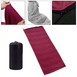 Maxbell Soft Fleece Sleeping Bag Liner Business Backpacking Thermal Camping Blanket Deep Red