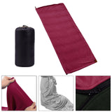 Maxbell Soft Fleece Sleeping Bag Liner Business Backpacking Thermal Camping Blanket Deep Red