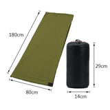Maxbell Soft Fleece Sleeping Bag Liner Business Backpacking Thermal Camping Blanket Dark Green