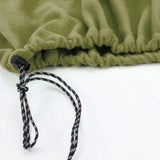 Maxbell Soft Fleece Sleeping Bag Liner Business Backpacking Thermal Camping Blanket Dark Green