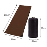 Maxbell Soft Fleece Sleeping Bag Liner Business Backpacking Thermal Camping Blanket Coffee