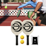 Maxbell Pickleball Rackets Durable Pickleball Paddles for Player Training Play With 2 of balls