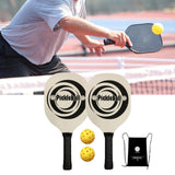 Maxbell Pickleball Rackets Durable Pickleball Paddles for Player Training Play With 2 of balls