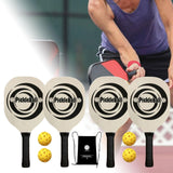 Maxbell Pickleball Rackets Durable Pickleball Paddles for Player Training Play With 4 Balls