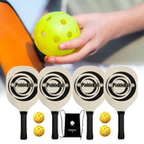 Maxbell Pickleball Rackets Durable Pickleball Paddles for Player Training Play With 4 Balls