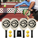Maxbell Pickleball Rackets Durable Pickleball Paddles for Player Training Play With 4 Balls