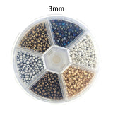 Maxbell Fly Tying Beads Tungsten Slotted Beads 2mm 3mm for Fishing Lovers Angler Metal 3mm