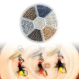 Maxbell Fly Tying Beads Tungsten Slotted Beads 2mm 3mm for Fishing Lovers Angler Metal 3mm