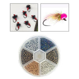 Maxbell Fly Tying Beads Tungsten Slotted Beads 2mm 3mm for Fishing Lovers Angler Metal 2mm