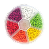 Maxbell Fly Tying Beads Tungsten Slotted Beads 2mm 3mm for Fishing Lovers Angler Multi 3mm