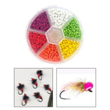 Maxbell Fly Tying Beads Tungsten Slotted Beads 2mm 3mm for Fishing Lovers Angler Multi 3mm