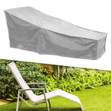 Maxbell Lounge Chair Cover Chair Cover for Garden Furniture Gray