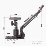 Maxbell Fish Finder Mount Ball Mount Transducer Mounting Arm Marine Electronic Mount