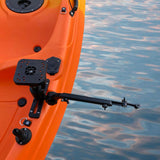 Maxbell Fish Finder Mount Ball Mount Transducer Mounting Arm Marine Electronic Mount