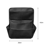 Maxbell Car Back Seat Organizer with Mesh Pockets Portable for Car Travel Accessory