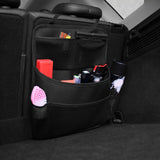 Maxbell Car Back Seat Organizer with Mesh Pockets Portable for Car Travel Accessory