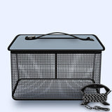 Maxbell Fishing Basket Basket Bait Storage Cage Collapsible for Fishing Enthusiasts 17L