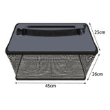 Maxbell Fishing Basket Basket Bait Storage Cage Collapsible for Fishing Enthusiasts 29L