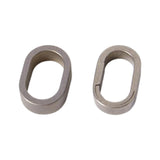 Maxbell Titanium Alloy Keychain Rings Clip Key Detachable Portable for Waist Belt closed