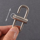 Maxbell Carabiner Keychain Accessories Tool Buckle for Water Bottle Sports Car Key