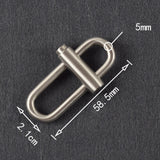 Maxbell Carabiner Keychain Accessories Tool Buckle for Water Bottle Sports Car Key