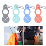 Maxbell Towel Hook Clip Supplies Ring Multifunction Water Bottle Holder for Sports Grey