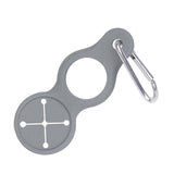 Maxbell Towel Hook Clip Supplies Ring Multifunction Water Bottle Holder for Sports Grey