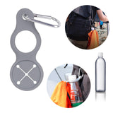 Maxbell Towel Hook Clip Supplies Ring Multifunction Water Bottle Holder for Sports Grey