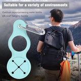 Maxbell Towel Hook Clip Supplies Ring Multifunction Water Bottle Holder for Sports Green
