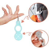Maxbell Towel Hook Clip Supplies Ring Multifunction Water Bottle Holder for Sports Green