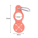 Maxbell Towel Hook Clip Supplies Ring Multifunction Water Bottle Holder for Sports Orange