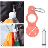 Maxbell Towel Hook Clip Supplies Ring Multifunction Water Bottle Holder for Sports Orange