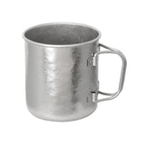 Maxbell Titanium Cup Camping Mug with Foldable Handle Coffee Cup for Backpacking