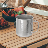 Maxbell Titanium Cup Camping Mug with Foldable Handle Coffee Cup for Backpacking