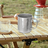 Maxbell Titanium Cup Camping Mug with Foldable Handle Coffee Cup for Backpacking
