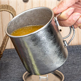 Maxbell Titanium Cup Camping Mug with Foldable Handle Coffee Cup for Backpacking