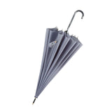 Maxbell 16 Ribs Automatic Open Umbrella Windproof for Outdoor Activities Camping Gray