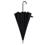Maxbell 16 Ribs Automatic Open Umbrella Windproof for Outdoor Activities Camping Black