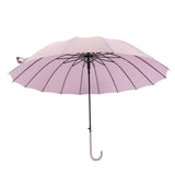 Maxbell 16 Ribs Automatic Open Umbrella Windproof for Outdoor Activities Camping Violet