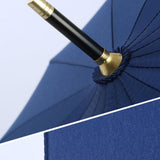 Maxbell 16 Ribs Automatic Open Umbrella Windproof for Outdoor Activities Camping Blue