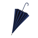 Maxbell 16 Ribs Automatic Open Umbrella Windproof for Outdoor Activities Camping Blue