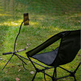 Maxbell Camping Footstool Phone Holder Stand Foldable Chair Footrest for BBQ Travel