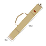 Maxbell Fishing Umbrella Bag Folding Fishing Tackle Bag Wear Resistant for Travel 120cm Beige