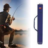 Maxbell Fishing Umbrella Bag Folding Fishing Tackle Bag Wear Resistant for Travel 120cm Blue